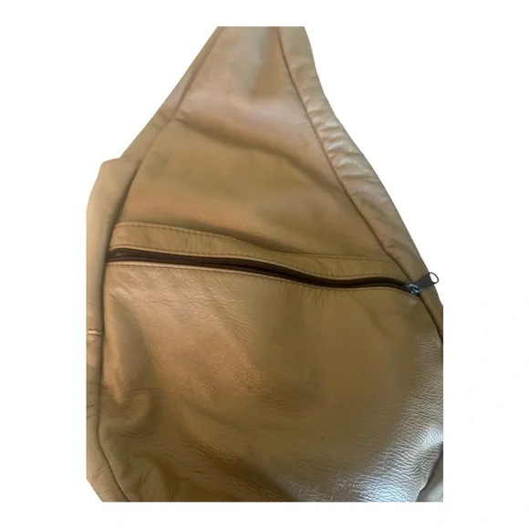 LAmeriBag Classic Healthy Back Bag Tote Microfiber Tan - Picture 5 of 7